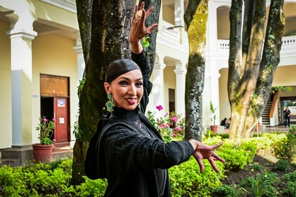 Indhira Guzmán Directora grupo representativo cultural de flamenco y danza española