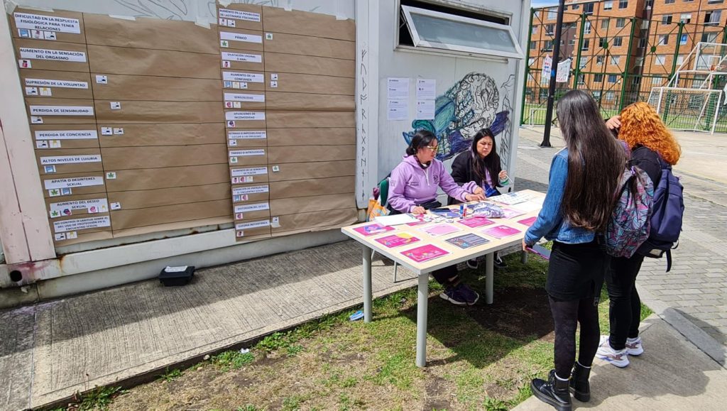 Actividad de género y cuidado Sobre la relación que existe entre el consumo de sustancias psicoactivas y el sistema deseo, placer y sexo, en UPK, brigadas SBU- 2024-2