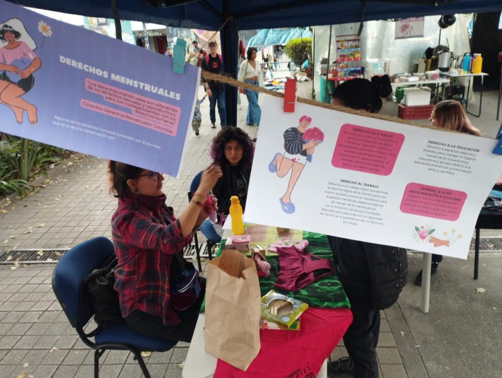 Evento sobre los cuidados y la gestión menstrual. el viernes 13 de septiembre la invitada Claudia Milena Fonseca, educadora popular y feminista nos hablo sobre los insumos ecológicos para la gestión y el cuidado menstrual