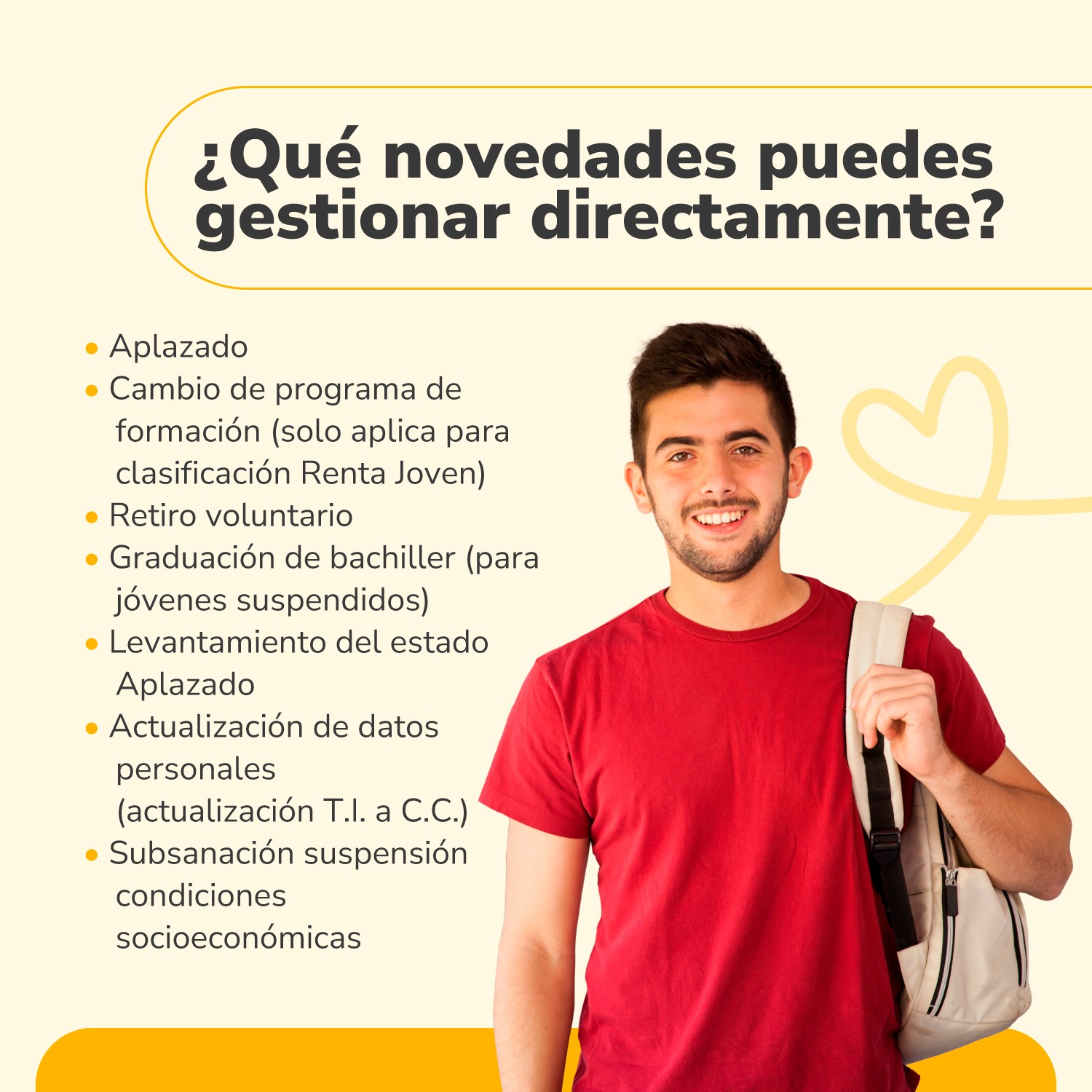 Que novedades gestionar