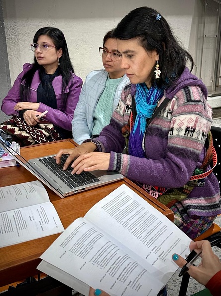 Docentes participando en la jornada de modificacion del reglamento estudiantil 