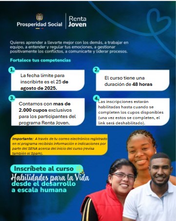 2a. Convocatoria Curso Virtual habilidades para la vida RJ AGO 2025
