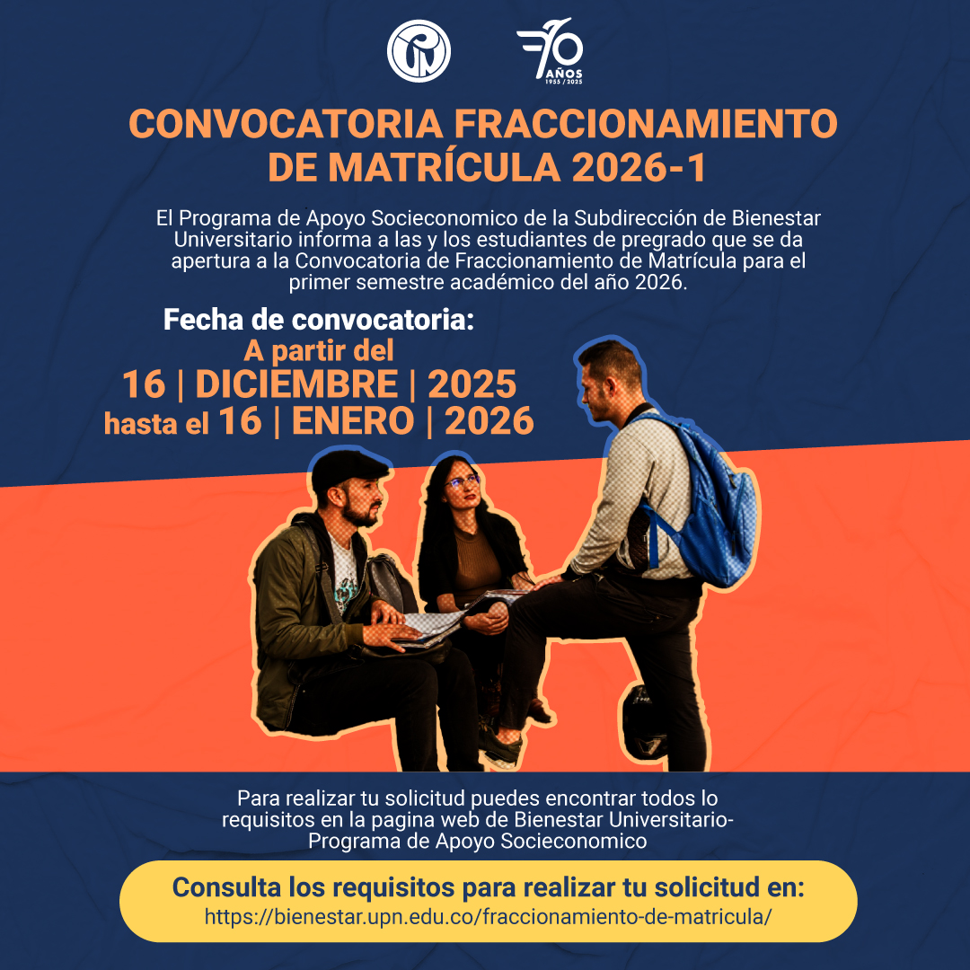 Fraccionamiento de matricula 2026-1