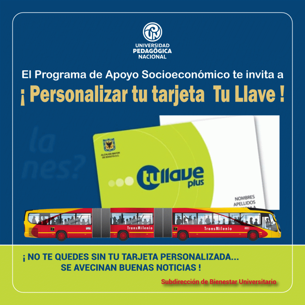 Información Importante !!  Jornadas de Personalización Tu Llave
